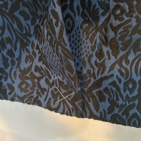 NWT Ann Taylor Blue & Black‎ MIDI Skirt in Size 10 - Picture 6 of 8